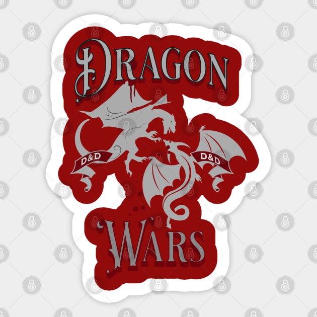 Silver Dragon Wars Sticker by Bootylicious